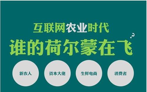 互联网+农业概念 风口的农猪预备起飞